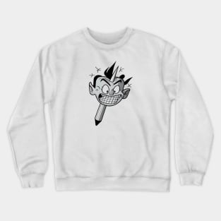 Cartoon style pencil buddy Crewneck Sweatshirt